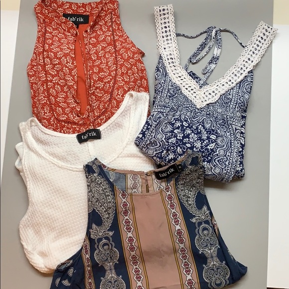 Fab’rik and unknown Dresses & Skirts - 🦋4 items!! Bundle 2 sundresses and 2 tanks